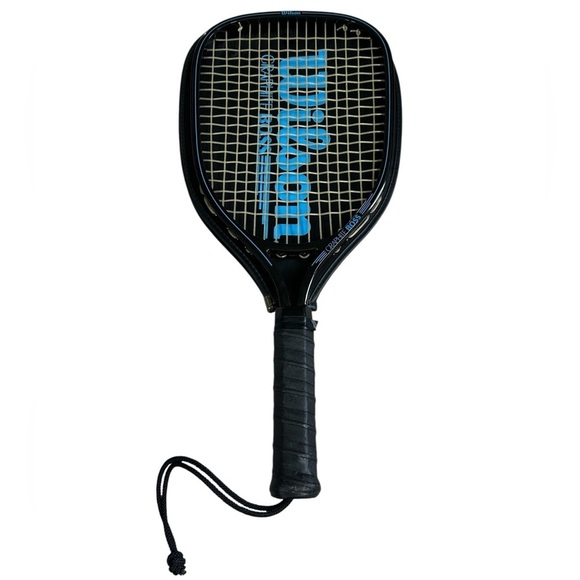 Vintage Wilson Graphite BOSS Racquetball Racquet & Cover - Picture 2 of 5